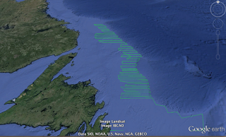 survey track. rv celtic explorer 2015