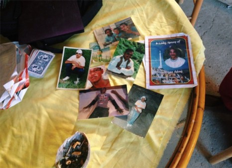 collected photographs of drowned Hangberg fishermen.