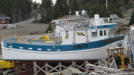 This vessel, Ocean Negotiator, ran into trouble on Tuesday 42 nautical miles northeast of St. John's. (Courtesy Navigator Magazine/TriNav Marine Brokerage)