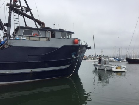 fishing vessel named Ferrigno Boy dock crash ventura harbor